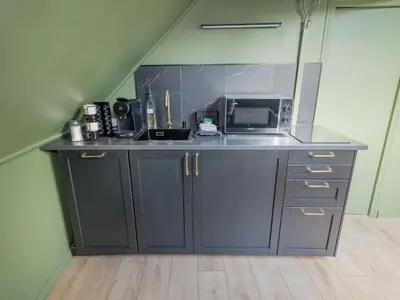 Cuisine ou kitchenette dans l'établissement La Suite Jungle - l'expérience immersive