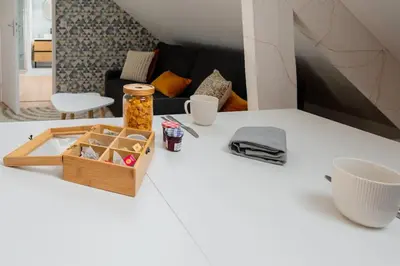 Plateau bouilloire dans l'établissement Suite Sous Velux T2