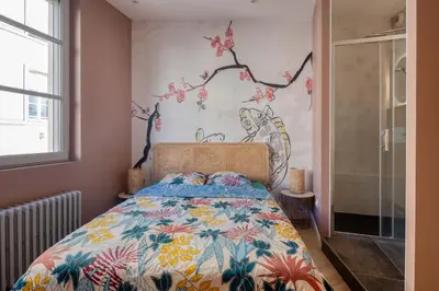 Un ou plusieurs lits dans un hébergement de l'établissement Appartement spacieux au cœur d'Angers étage 2 - 6 personnes