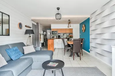 Plan de l'établissement À 450m de la plage, appartement pour 4