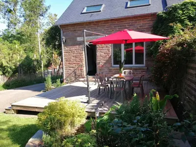 Jardin de l'établissement Gîte de Cojoux