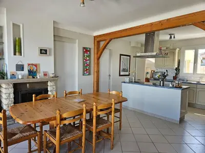 Plan de l'établissement Maison de vacances vue mer et port plaisance