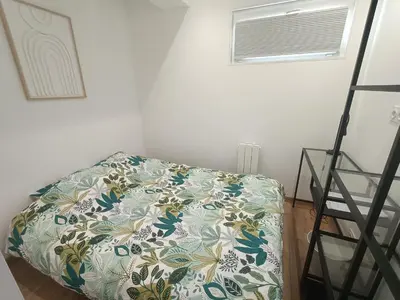 Un ou plusieurs lits dans un hébergement de l'établissement Maison 5 pers neuve 300m de la mer