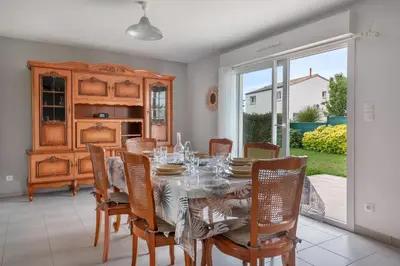 Plan de l'établissement Maison de plain-pied - quartier calme pour six personnes