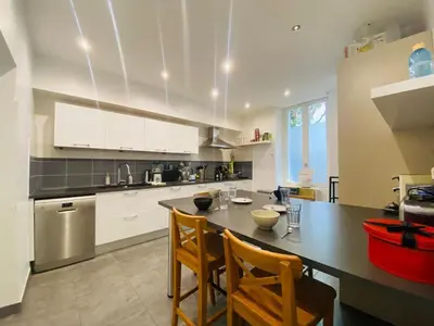 Cuisine ou kitchenette dans l'établissement Casa Ney