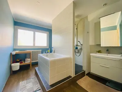 Salle de bains dans l'établissement Casa Ney