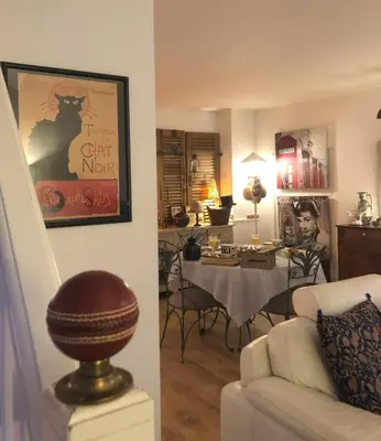 Coin salon dans l'établissement La Mulonniere