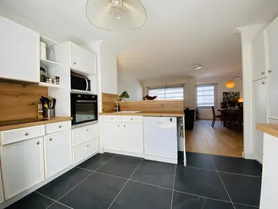 Cuisine ou kitchenette dans l'établissement Casa Coeur Maine