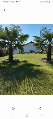Paysage naturel près de la maison de vacances