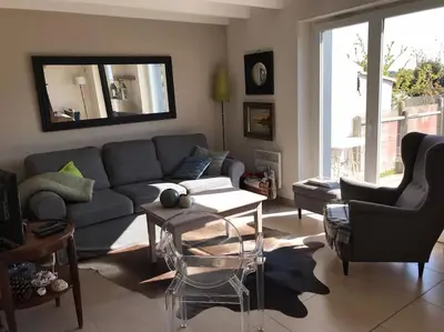Coin salon dans l'établissement Petite maison cosy