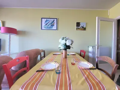 Plan de l'établissement Appartement 4 Pers, Vue Mer, 2 Terrasses, Accès Plage - FR-1-364-173