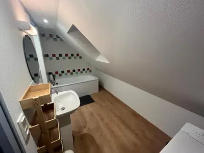 Salle de bains dans l'établissement Le Saint-Georges