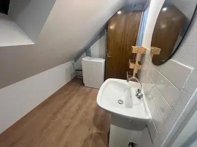 Salle de bains dans l'établissement Le Saint-Georges