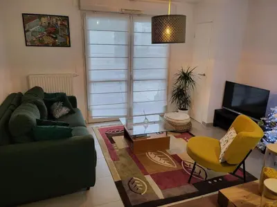 Coin salon dans l'établissement Logement entier - Chez Benjamin