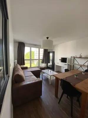 Télévision ou salle de divertissement dans l'établissement Chez Pascal Sissi -Grand Appart,Ile Nantes, CCgrés