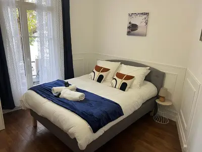 Un ou plusieurs lits dans un hébergement de l'établissement Relais de commerce