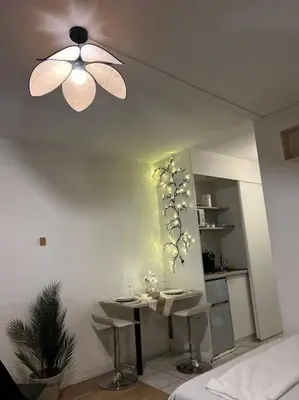 Cuisine ou kitchenette dans l'établissement Appartement Relaxe