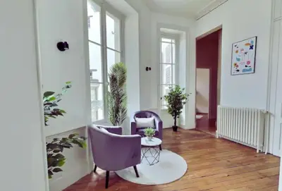 Coin salon dans l'établissement PleinCentre 4ch 2sdb 9p Angers St Denis