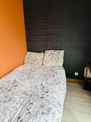 Un ou plusieurs lits dans un hébergement de l'établissement coup de coeur rooftop vertou proche Nantes