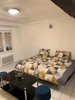 Un ou plusieurs lits dans un hébergement de l'établissement Studio centre ville Angers