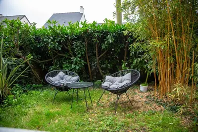Jardin de l'établissement Studio chic Nantes, calme assuré