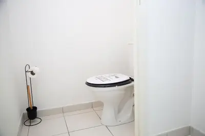 Salle de bains dans l'établissement Studio chic Nantes, calme assuré