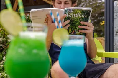Boissons dans l'établissement Camping Ushuaïa Villages Le Parc de la Grève