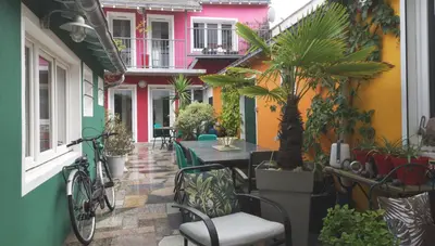 Balcon ou terrasse dans l'établissement La Compagnie des 5 Mondes