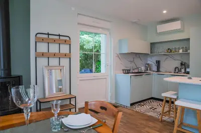 Cuisine ou kitchenette dans l'établissement Le Haras du Parc - T3 Unique & Bucolic