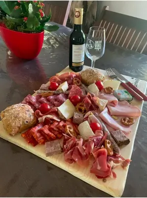 Nourriture dans le B&B/chambre d'hôtes ou à proximité