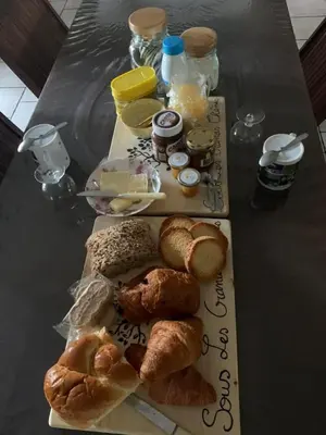 Nourriture dans le B&B/chambre d'hôtes ou à proximité