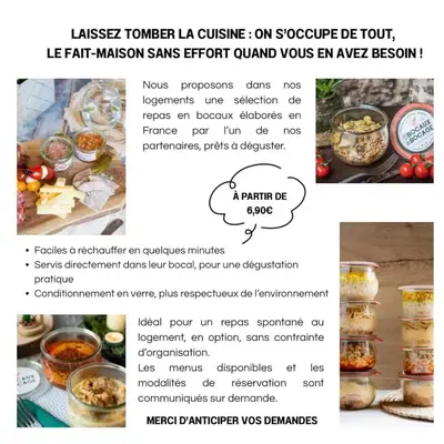 Nourriture dans l'appartement ou à proximité