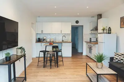 Cuisine ou kitchenette dans l'établissement L'escapade professionnelle - T3 - St Barth