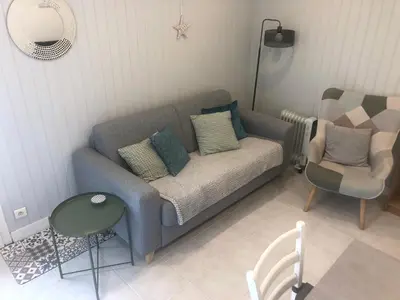 Coin salon dans l'établissement Le Petit Pez