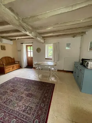 Cuisine ou kitchenette dans l'établissement Gîte de la Rochejaquelein