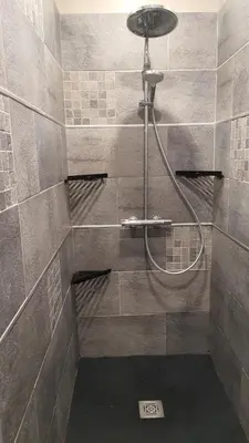 Salle de bains dans l'établissement Les Chambres des 4 Vents - Chambres doubles à l'étage