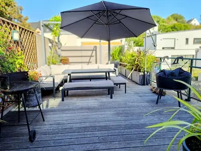 Balcon ou terrasse dans l'établissement Côté Océan - Appt vue mer de 134 m2