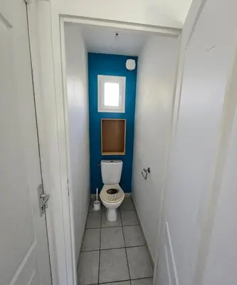 Salle de bains dans l'établissement Les 6 chemins