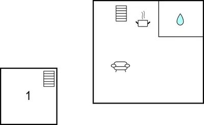 Plan de l'établissement Beautiful Apartment With Wifi
