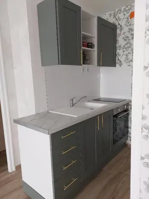 Cuisine ou kitchenette dans l'établissement T2 Esplanade de la Mer
