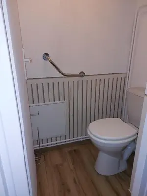 Salle de bains dans l'établissement T2 Esplanade de la Mer