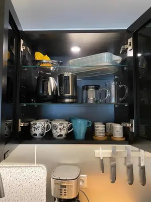 Cuisine ou kitchenette dans l'établissement Le Petit Remballais