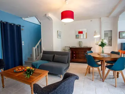 Coin salon dans l'établissement Holiday Home Le Plan d'Eau-1 by Interhome