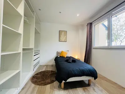 Un ou plusieurs lits dans un hébergement de l'établissement Casa Contemporaine