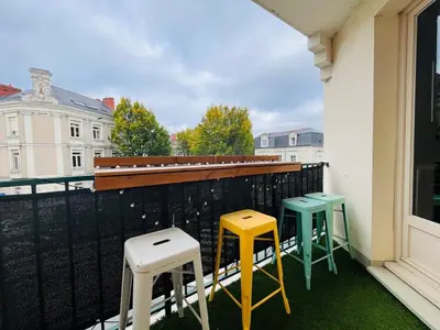 Balcon ou terrasse dans l'établissement Casa Amarelo