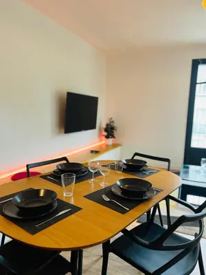 Télévision ou salle de divertissement dans l'établissement Casa Amarelo