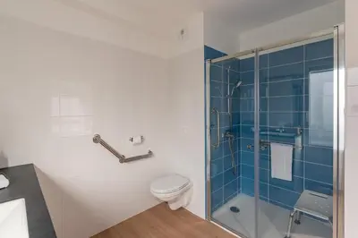 Salle de bains dans l'établissement Résidence Angers