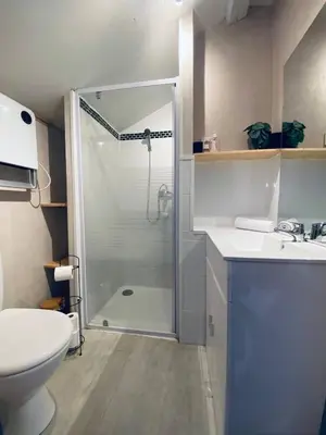 Salle de bains dans l'établissement Joli Duplex - Centre ville - Amazonie