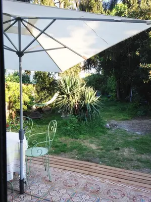 Jardin de l'établissement La Maison Bleue Trentemoult