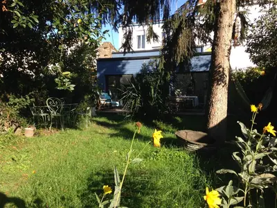 Jardin de l'établissement La Maison Bleue Trentemoult